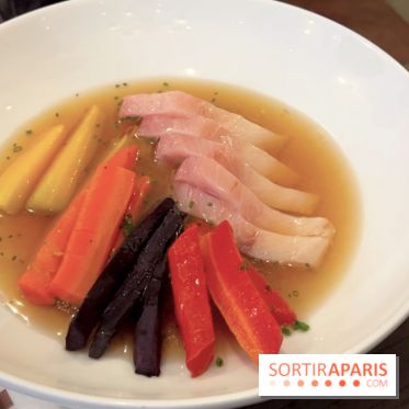 L'Arrêt by The Grey - Sashimi sériole bouillon