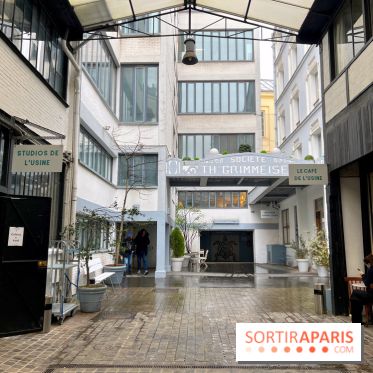 Café de l'Usine - Devanture cour intérieure