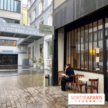 Café de l'Usine - Devanture cour intérieure