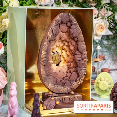 Pâques Laduree 2026 : oeufs en chocolat floral, coffrets et créations exclusives - photos