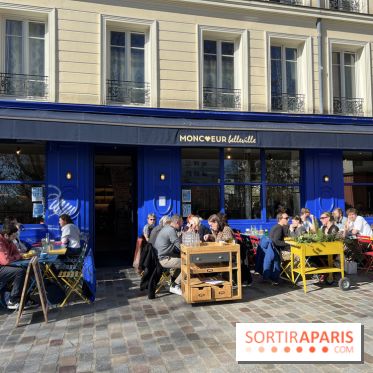 Moncœur Belleville - Terrasse vue Paris