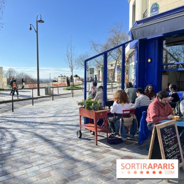 Moncœur Belleville - Terrasse vue Paris