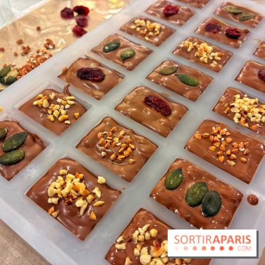 Atelier fabrication de tablettes Mon Jardin Chocolaté