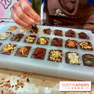 Atelier fabrication de tablettes Mon Jardin Chocolaté