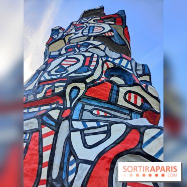 La Tour aux Figures de Jean Dubuffet - Hauts-de-Seine