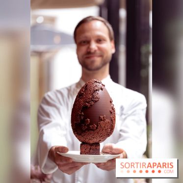 L'Oeuf de Pâques floral du George V Paris 2026 par Michael Bartocetti - les photos  - chef