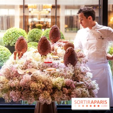 L'Oeuf de Pâques floral du George V Paris 2026 par Michael Bartocetti - les photos  - William Renaud