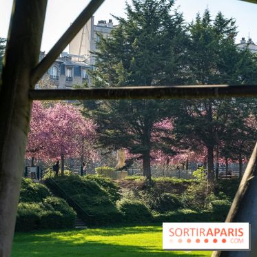 Les pommiers et cerisiers en fleurs du Jardin de Reuilly, Parc de Reuilly à Paris 12e - photos