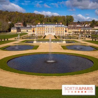 Les tulipes du Château de Dampierre, son jardin anglais et le jardin Le Nôtre