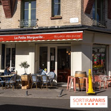 La Petite Marguerite, bouillon des puces de Saint-Ouen 93 - photos - terrasse