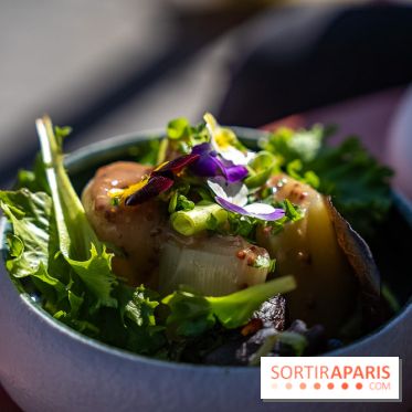La Petite Marguerite, bouillon des puces de Saint-Ouen 93 - photos - poireaux vinaigrette