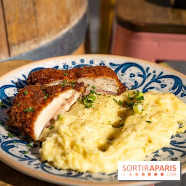 La Petite Marguerite, bouillon des puces de Saint-Ouen 93 - photos - cordon bleu purée maison