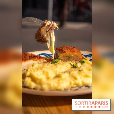 La Petite Marguerite, bouillon des puces de Saint-Ouen 93 - photos - ordon bleu purée maison