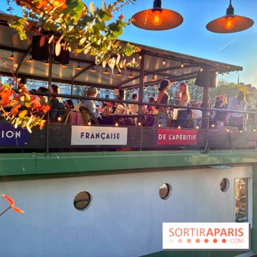 Une péniche-guinguette dédiée à l'apéro sur les quais de Seine