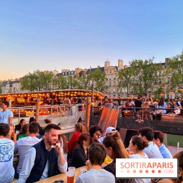 Une péniche-guinguette dédiée à l'apéro sur les quais de Seine