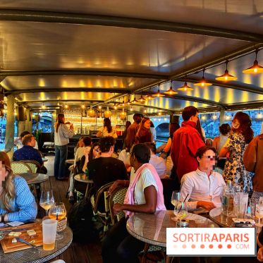 Une péniche-guinguette dédiée à l'apéro sur les quais de Seine