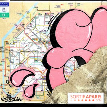 BON PLAN, l'expo de street art autour du plan de métro à Paris - nos photos