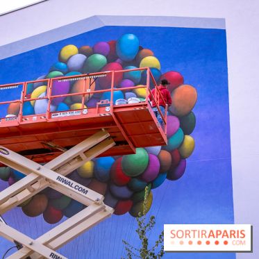 Seth et sa nouvelle fresque street-art XXL  Paris 13e - photos - A7200141