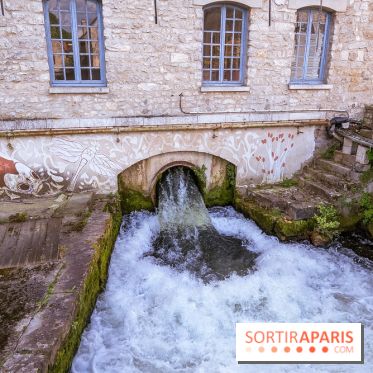 La terrasse du Moulin de Nemours, la guinguette estivale en bord de Loing 77 - A7C04883