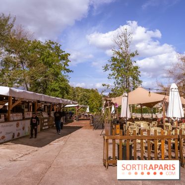 La terrasse du Moulin de Nemours, la guinguette estivale en bord de Loing 77 - A7C04887