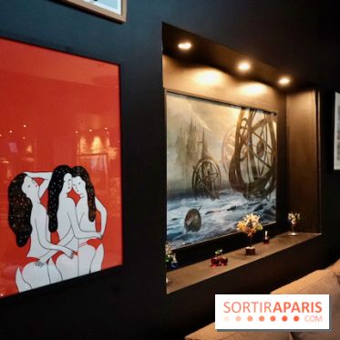 Sparkling VR - œuvres et salon du loft
