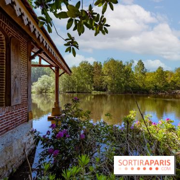 La réserve Naturelle des Etangs de Bonnelles, son pont kiosque, temple de l'amour et ses trésors