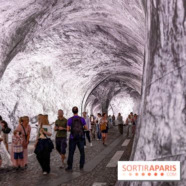 La Caverne du Pont Neuf : le montage de l’installation géante de JR démarre à Paris - Facetune 16 06 2026 03 07 24