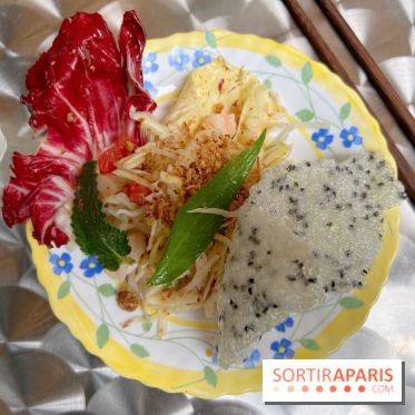 Restaurant BEP - Salade chou, crevettes, pomelo