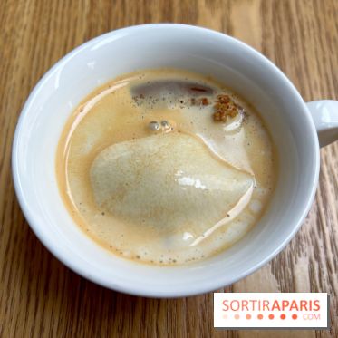 Chez Clo - Affogato mélilot streusel