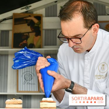 Les pâtisseries givrées de l'Hôtel de Crillon par Matthieu Carlin pour cet été sur la place de la Concorde