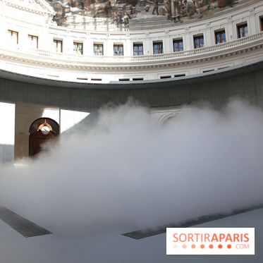 Fujiko Nakaya : nos photos de sa sculpture de brouillard à voir à la Bourse de Commerce