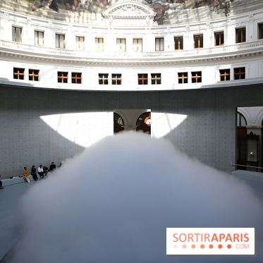 Fujiko Nakaya : nos photos de sa sculpture de brouillard à voir à la Bourse de Commerce