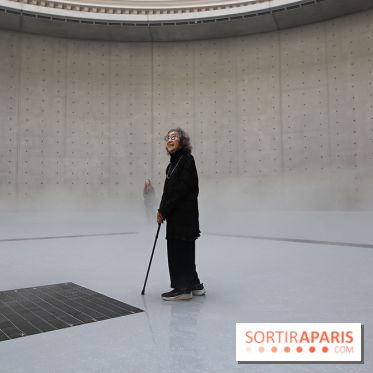 Fujiko Nakaya : nos photos de sa sculpture de brouillard à voir à la Bourse de Commerce