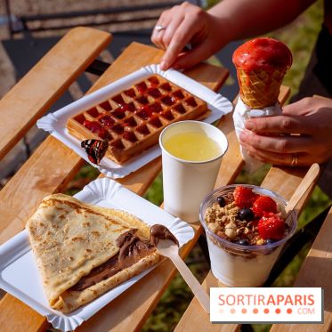 Guinguette du dispensaire et Foodtruck des Écuries au parc du Dispensaire de Sartrouville dans les Yvelines - photos