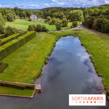 Le Domaine de Villarceaux et ses deux châteaux - photos - DJI 0035 D