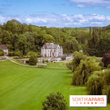 Le Domaine de Villarceaux et ses deux châteaux - photos - DJI 0036 D