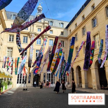 Des Genki-nobori dans le ciel de l'Hôtel de la Marine : une installation colorée à voir gratuitement