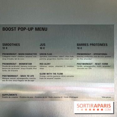 Pop-up Techwear Balenciaga, boissons wellness place des Vosges
