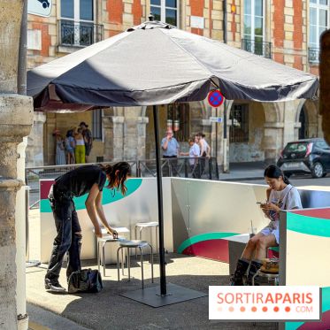 Pop-up Techwear Balenciaga, boissons wellness place des Vosges