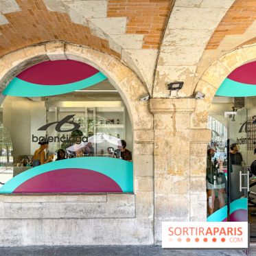 Pop-up Techwear Balenciaga, boissons wellness place des Vosges
