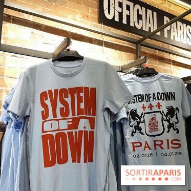 Pop-up store System of a Down à Paris - nos photos