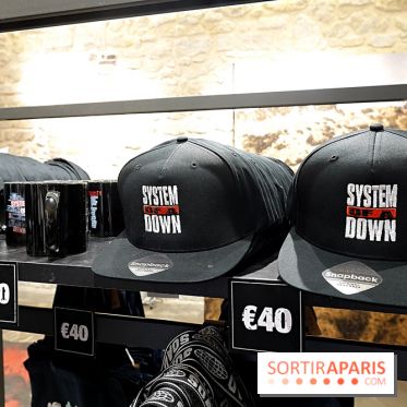 Pop-up store System of a Down à Paris - nos photos