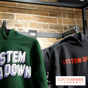Pop-up store System of a Down à Paris - nos photos