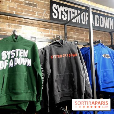 Pop-up store System of a Down à Paris - nos photos