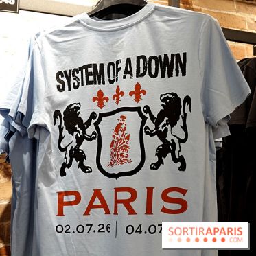 Pop-up store System of a Down à Paris - nos photos