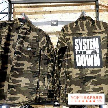 Pop-up store System of a Down à Paris - nos photos
