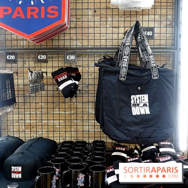 Pop-up store System of a Down à Paris - nos photos