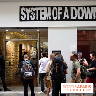 Pop-up store System of a Down à Paris - nos photos