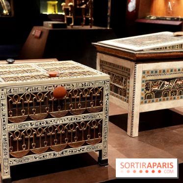 Coffres décorés du trésor de Toutânkhamon - Toutankhamon : son tombeau et ses trésors