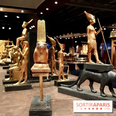 Statues protectrices et gardien noir de Toutânkhamon - Toutankhamon : son tombeau et ses trésors